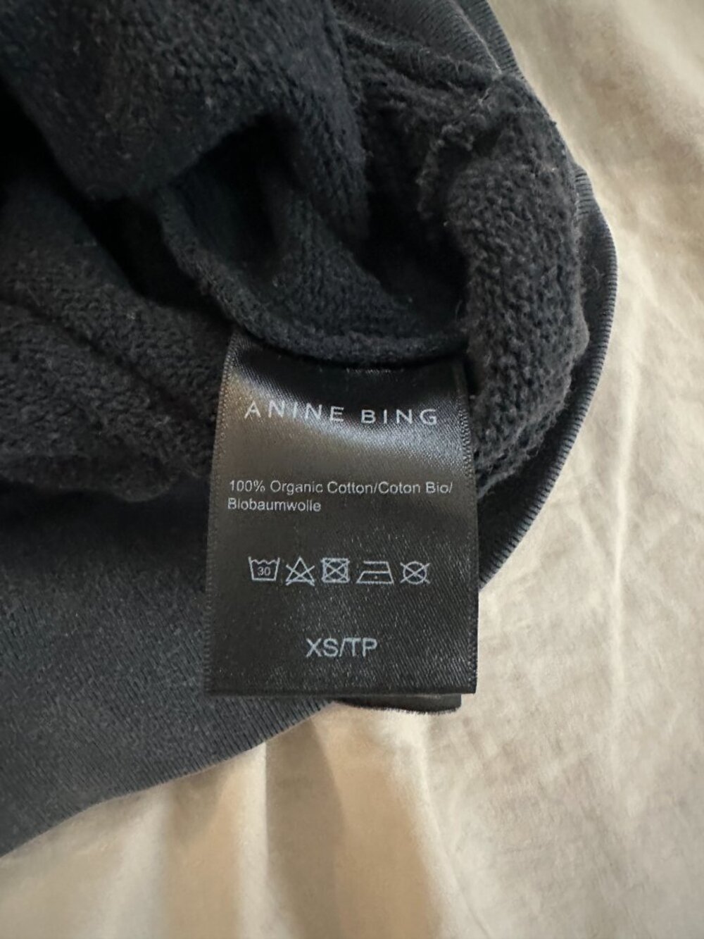 Anine Bing Crewneck Paris Sweatshirt- XS - Picture 7 of 8